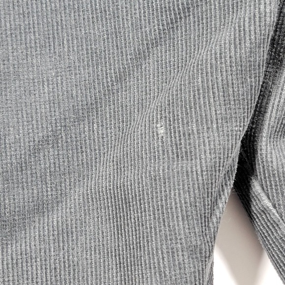 VTG Banana Republic Men's Corduroy Pants Flat Front Gray Size 36x34 - Picture 13 of 14